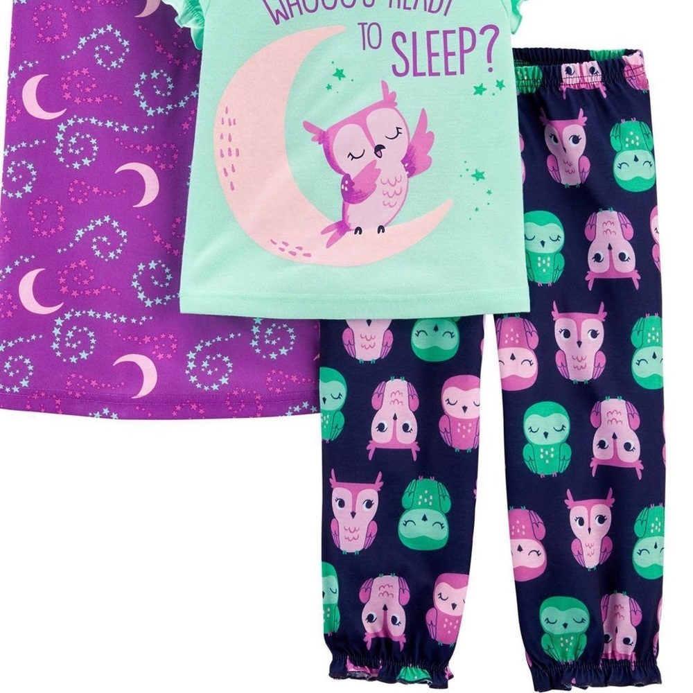 Child of mine by Carter’s owl pajama pants